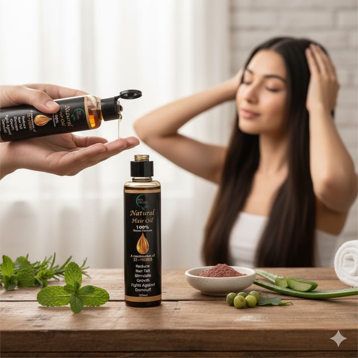 Natural herbal oil