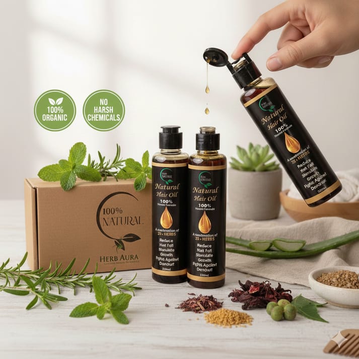 Natural herbal oil